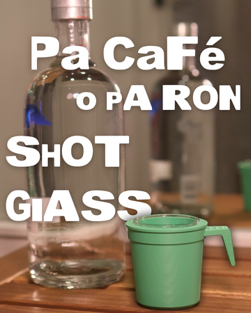Shot Glass Vaso Mantequilla