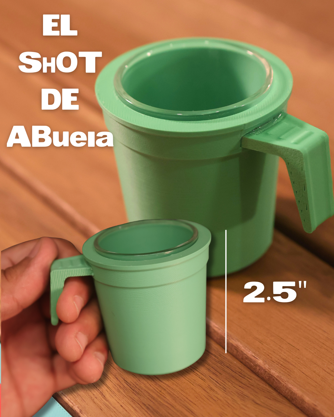 Shot Glass Vaso Mantequilla