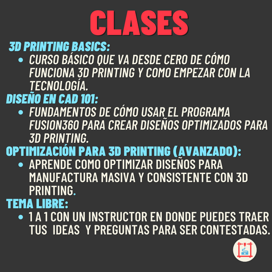 Clases 3D Printing